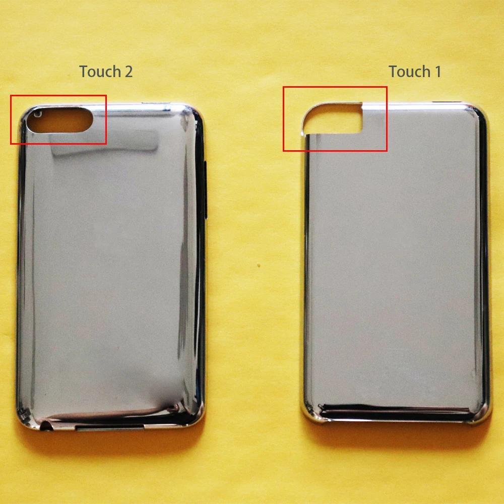 Silver Blank Metal Back Housing Case Cover Shell Backplate For ipod touch gen 1st touch 2th Touch 3 