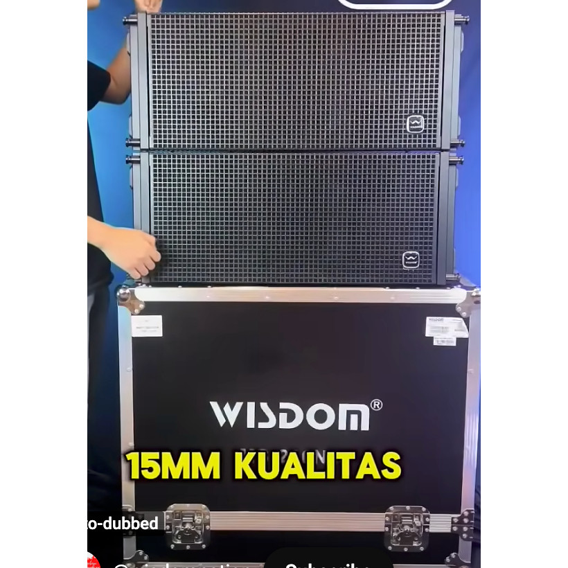 (HARGA TERBAIK) Wisdom MS-210 / MS210 / MS210Neo Magnet - Neodymium Speaker line Array Pasif Origina