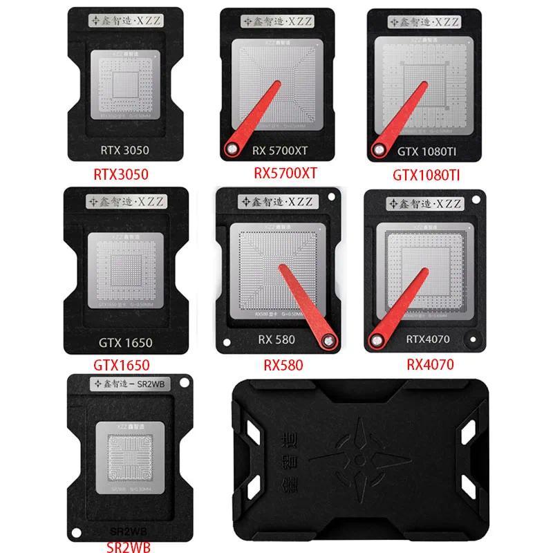 XZZ BGA reballing stencil for laptop cpu GTX1650 RX580 RTX4070 RTX3050 RX5700XT GTX1080TI SR2WB Dire