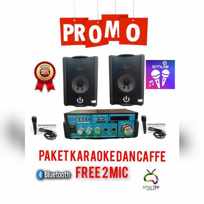 Karaoke set / ampli mini Bluetooth / speaker 4 inch karaoke smart tv c
