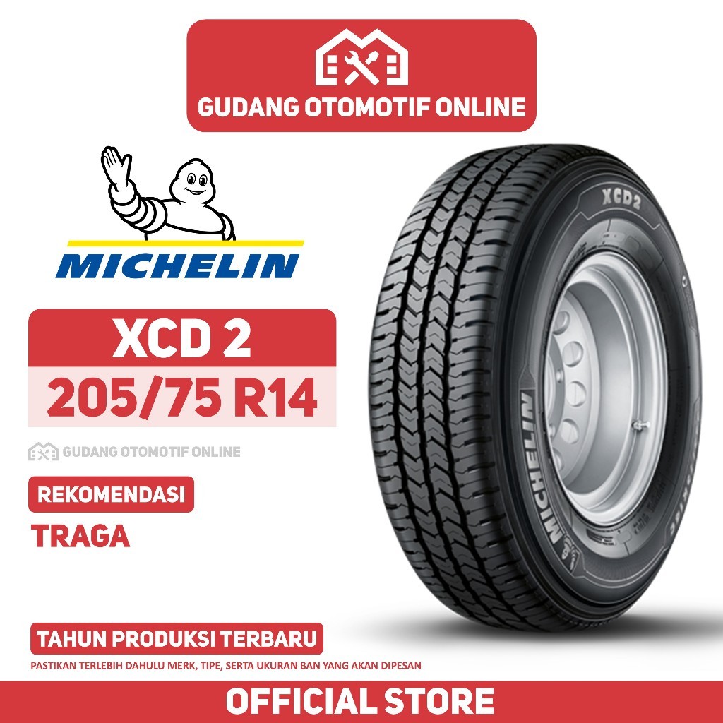 Ban Michelin XCD 2 XCD2 205/75 R14 Ban Mobil Traga
