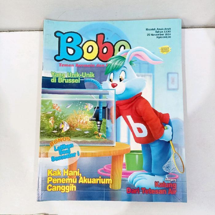 Bobo Majalah anak-anak Tahun XXXII 25 November 2004 - Kak hani, penemu aquarium canggih