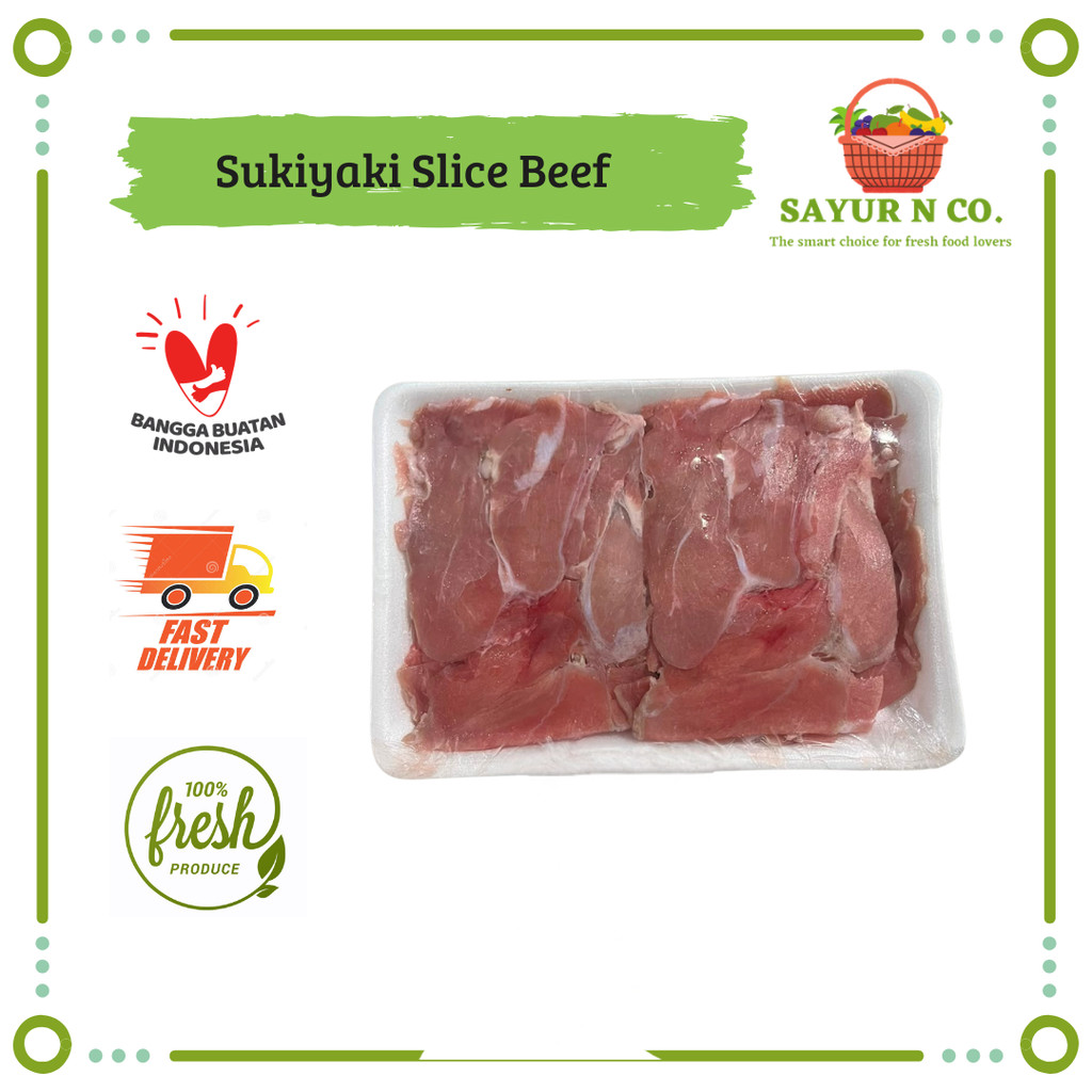 Daging Teriyaki / Slice Beef Teriyaki 250gr | Sayur N Co Bekasi