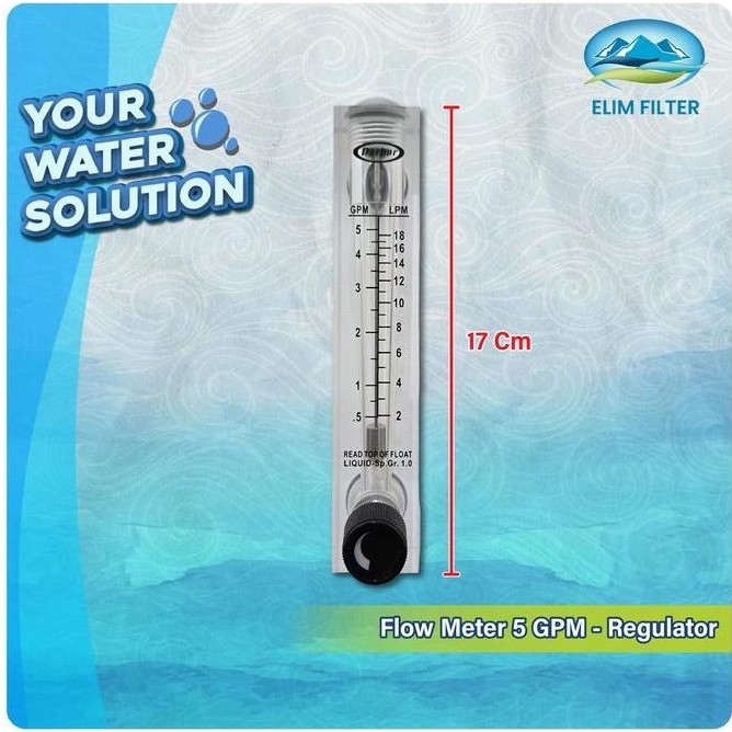 Flow Meter 5 GPM - Flow Meter Air - REGULATOR