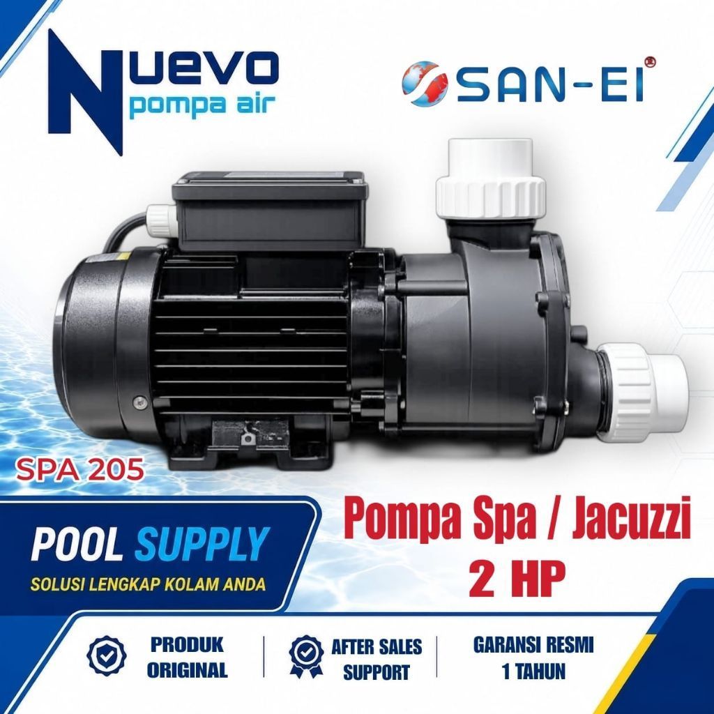 SAN EI SPA 205 Mesin Pompa Spa Jacuzzi Whirlpool Pump 2 HP