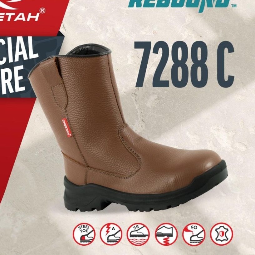 Sepatu Safety CHEETAH 7288 C Safety Shoes Cheetah 7288 Coklat