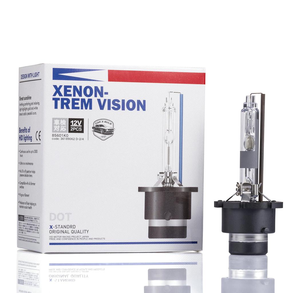 One pair D2S D2R D4S D4R xenon bulb 12V 35W HID lamp 3000K 4300K 6000K 8000K 10000K Car headlight Fo