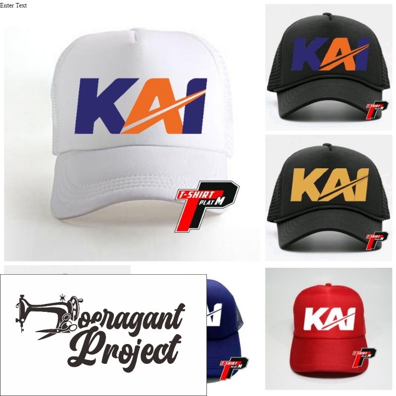 Topi KAI Logo Putih Bisbol