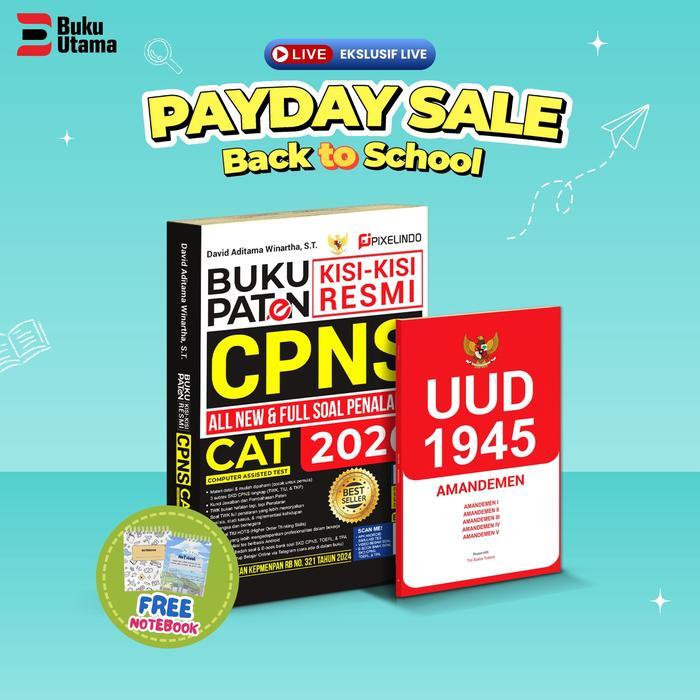 [EXCLUSIVE LIVE] BUKU PATEN TES CPNS CAT TAHUN 2026 [ALL NEW & FULL SOAL PENALARAN] Disertai Pembaha