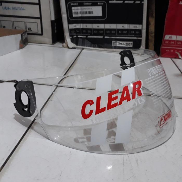 NEW PROMO kaca helm index full face kaca helm mds full face - Putih