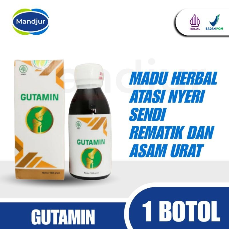 GUTAMIN Madu Herbal Atasi Penyakit Asam Urat Rematik Pegel Linu Nyeri Sendi Lightsaberr