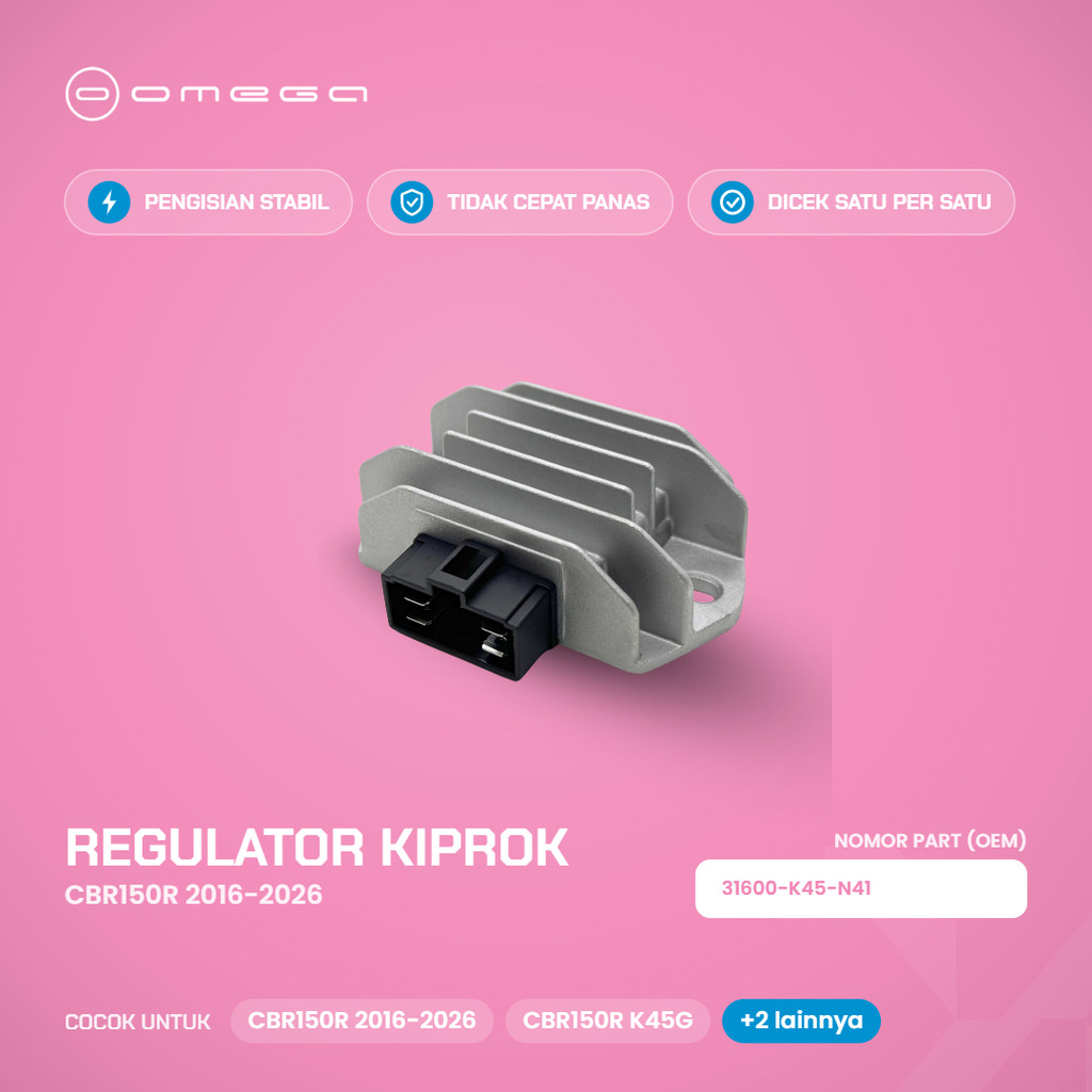 NOXPIT Regulator Kiprok CBR150R 2016-2026 CBR150R K45G CBR150R K45N CBR150R K45R 31600-K45-N41