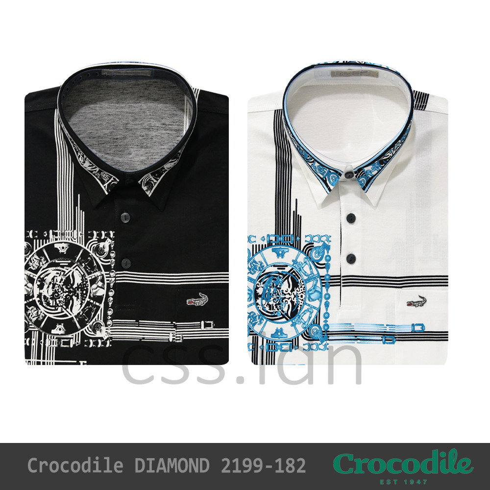 Kaos Kerah Kemeja Pria Crocodile Diamond 2199-182