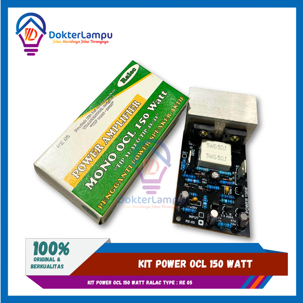 kit power ocl 150 watt kit power ocl 150 watt ralac type : re 05