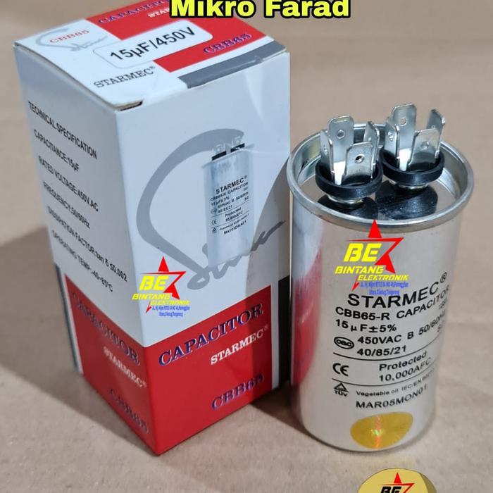 Kapasitor AC 15 Uf Capasitor AC 15UF Mikro