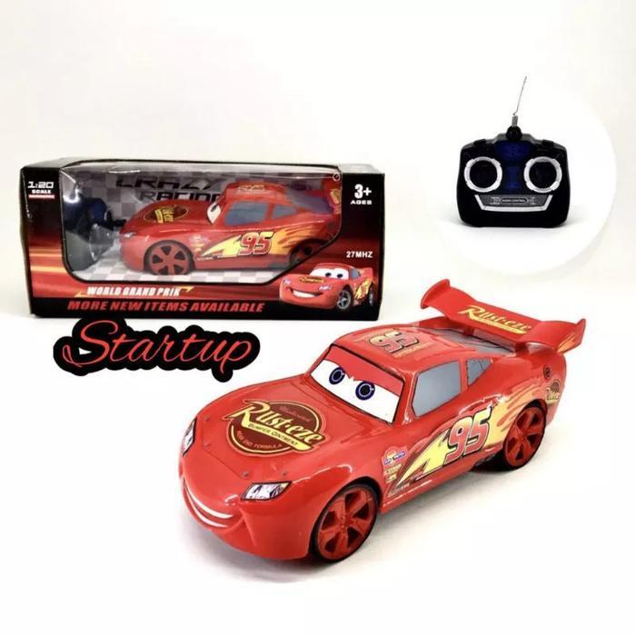 Mainan Mobil Remote Control Mini RC Car Dalam Kemasan Kaleng - RC McQueen