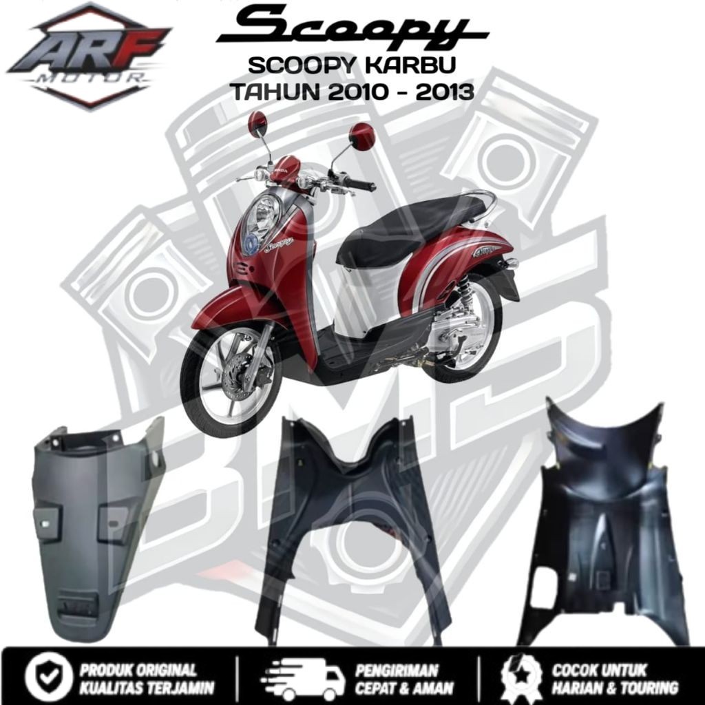 Body Motor Honda Scoopy Karbu 2010 - 2013 PNP BODY KASAR HONDA SCOOPY LAMA 2010 2011 2012 2013 20BOD
