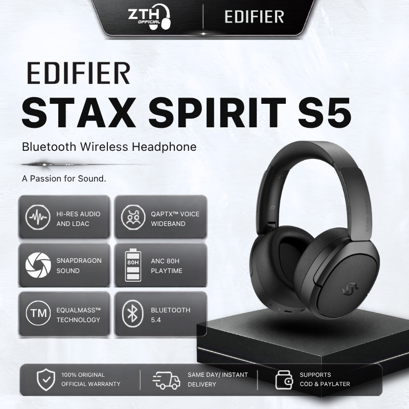 Edifier STAX SPIRIT S5 Headset Over-ear Planar Magnetic