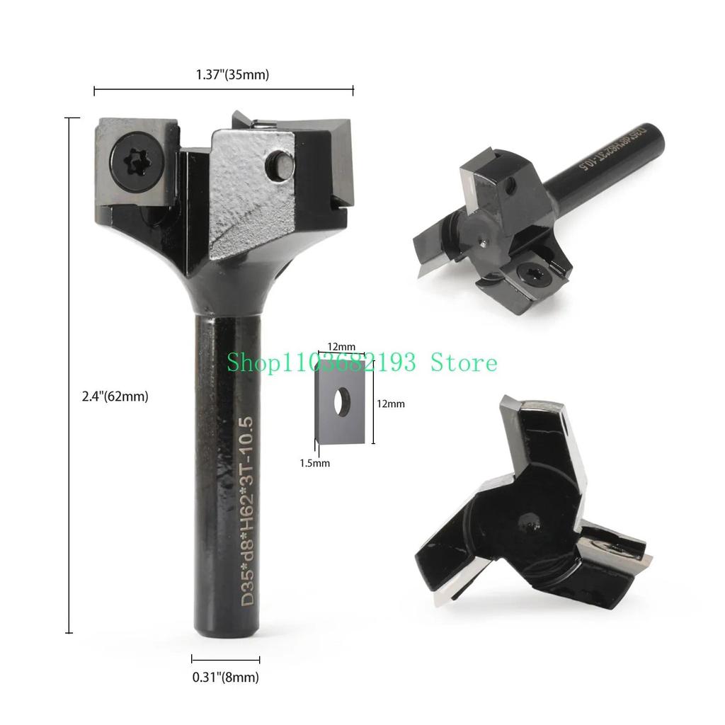 3-Blade T-Shaped  Discard Type 3-Blade Broken Plate  8 Handle 12 Handle 1/2 Handle Blade Removable C