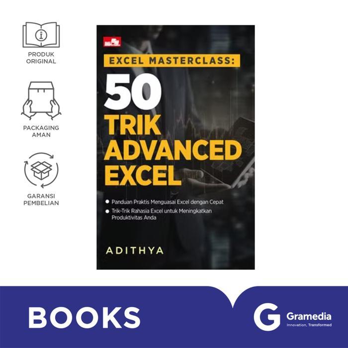 Buku Excel Masterclass: 50 Trik Advanced Excel