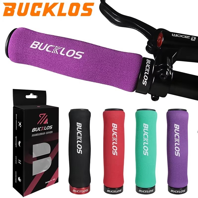 BUCKLOS Ergonomis Handgrip Stang Ringan Empuk Handgrip MTB Tahan Air Grip Sepeda Gunung Anti Slip BM