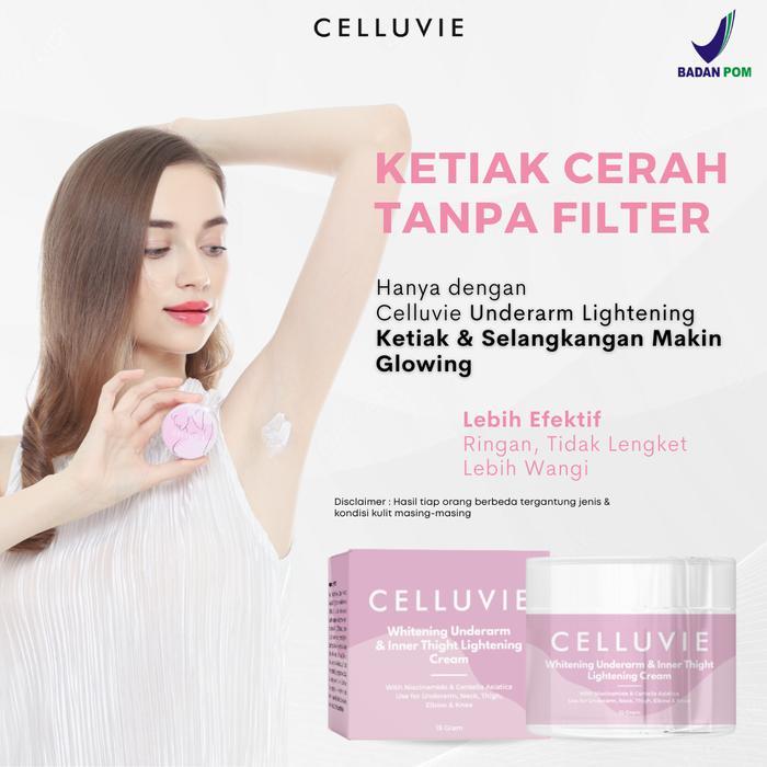Pemutih Ketiak dan Selangkangan - Celluvie Underarm Cream - -, -