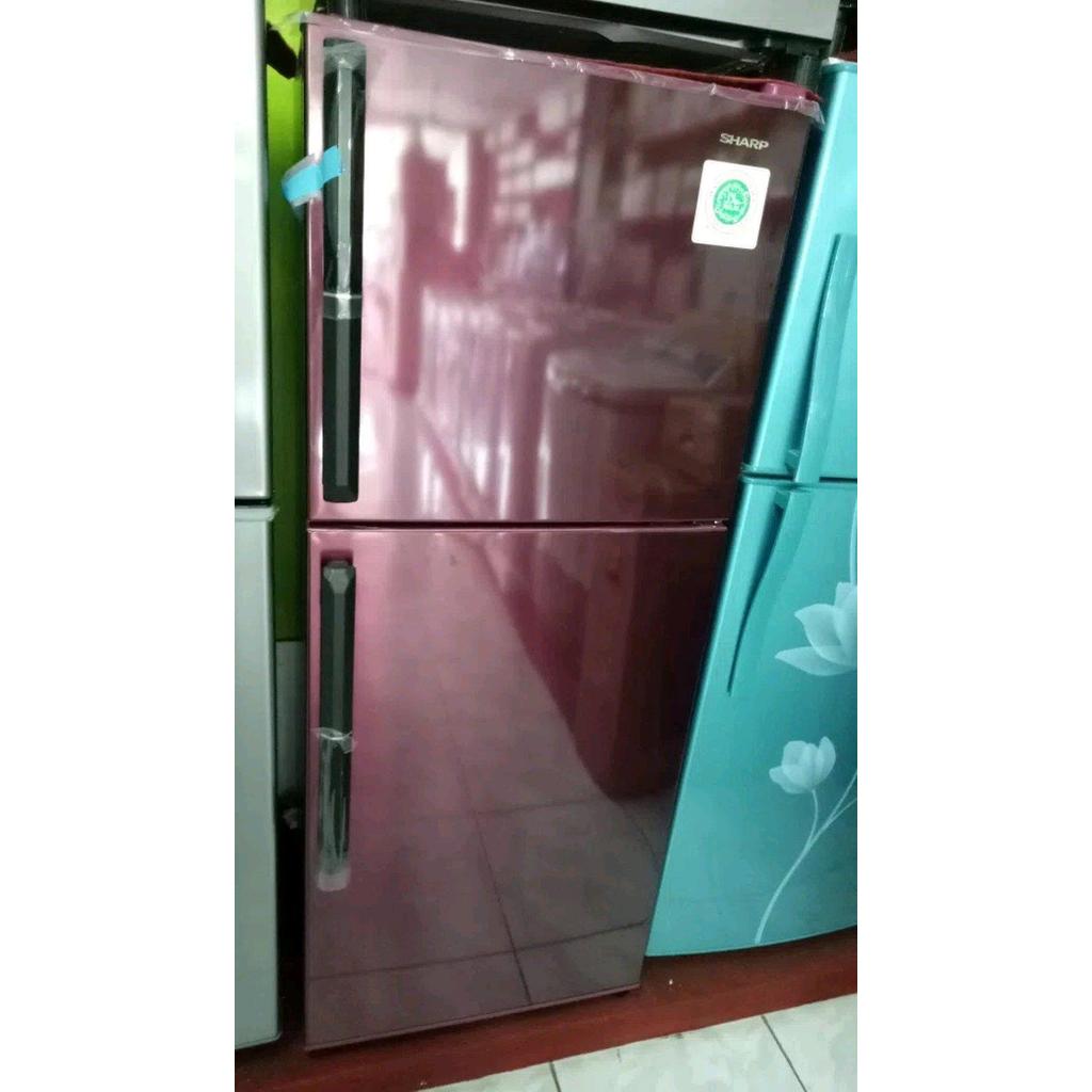 SHARP SJ-246GC-SR KULKAS 2PINTU (MERAH)