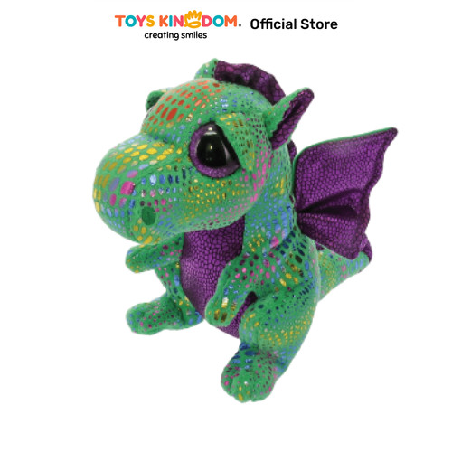 Toys Kingdom TY Boneka Hewan Beanie Boos Cinder Dragon R Toys Kids Toy Boneka Karakter Doll Mainan K