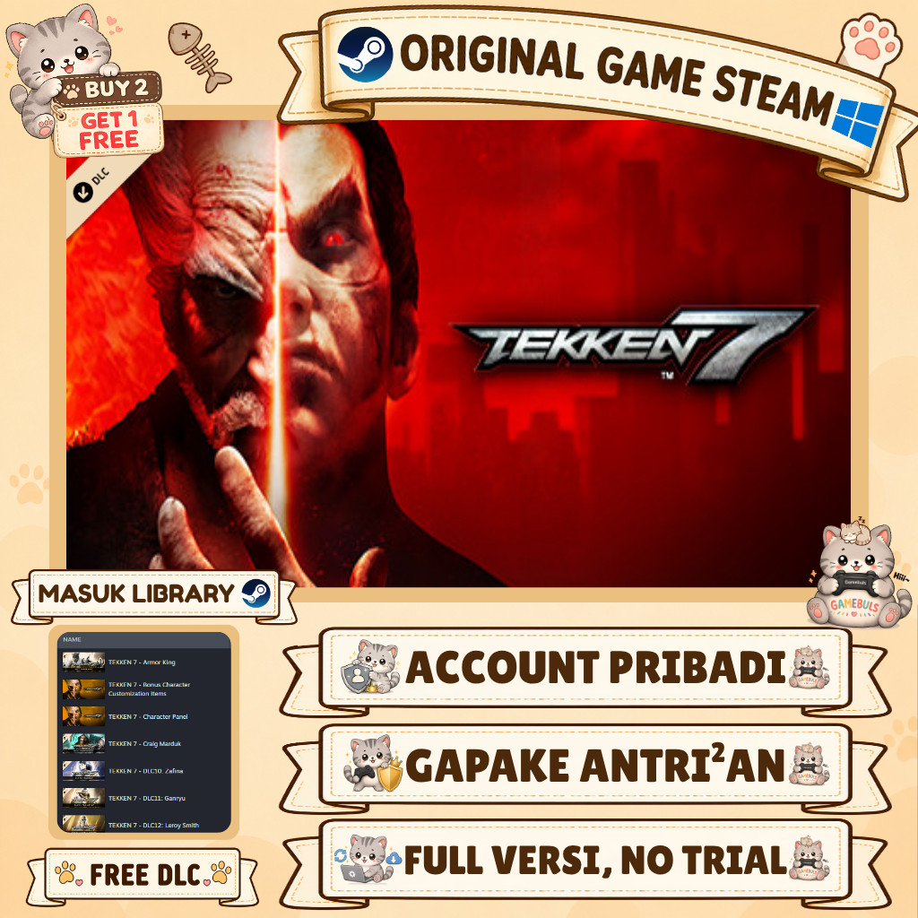 TEKKEN 7 Game Steam - Games PC Laptop Windows