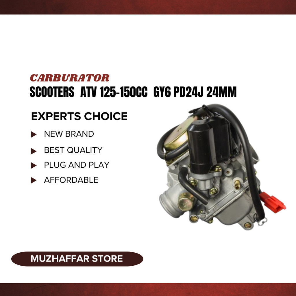 Karburator Carburetor Untuk Scooters  ATV 125-150cc  GY6 PD24J 24mm