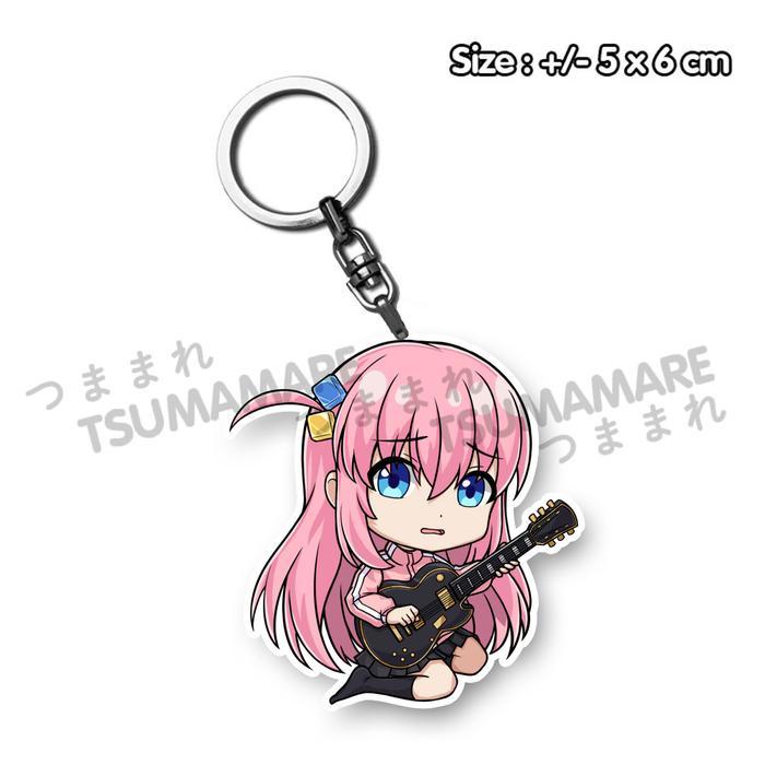Gantungan Kunci Bocchi Acrylic Akrilik Anime Bocchi the Rock