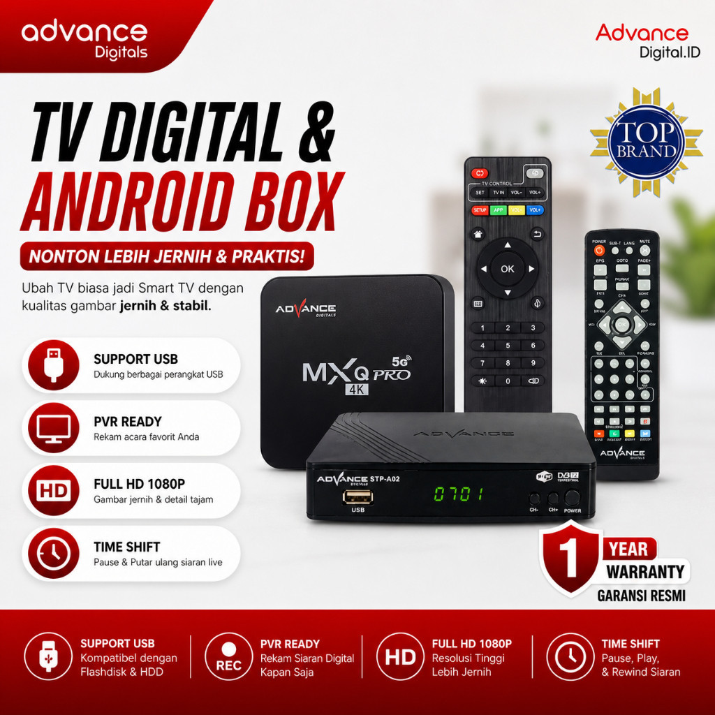 promo discon Advance Digitals - Set Top Box dan Android TV Box | stb dvb-t2 advance stp-a01 v2, set 