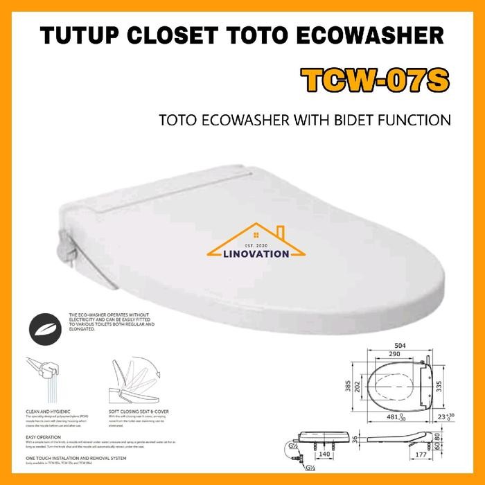 [TERLARIS] Tutup Closet Duduk Eco Washer TCW-07S Toilet seat Cover[TERLARIS ]
