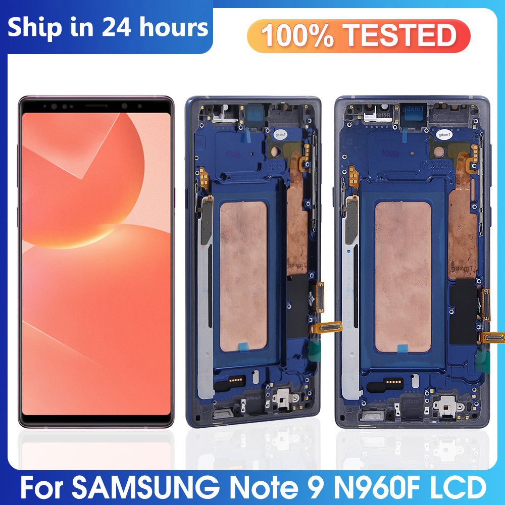 TFT For Samsung Galaxy Note9 N960F N960F/DS N960U LCD splay gital Tou Screen With Frame For Samsung 