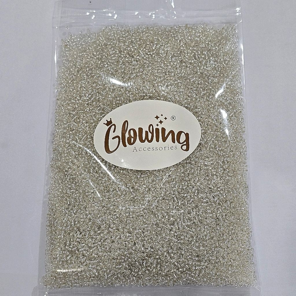 HALHIMAH (per PON 450gr) payet jepang 8/0 SEMI jepang mote pasir sedang merk GLOWING per PON