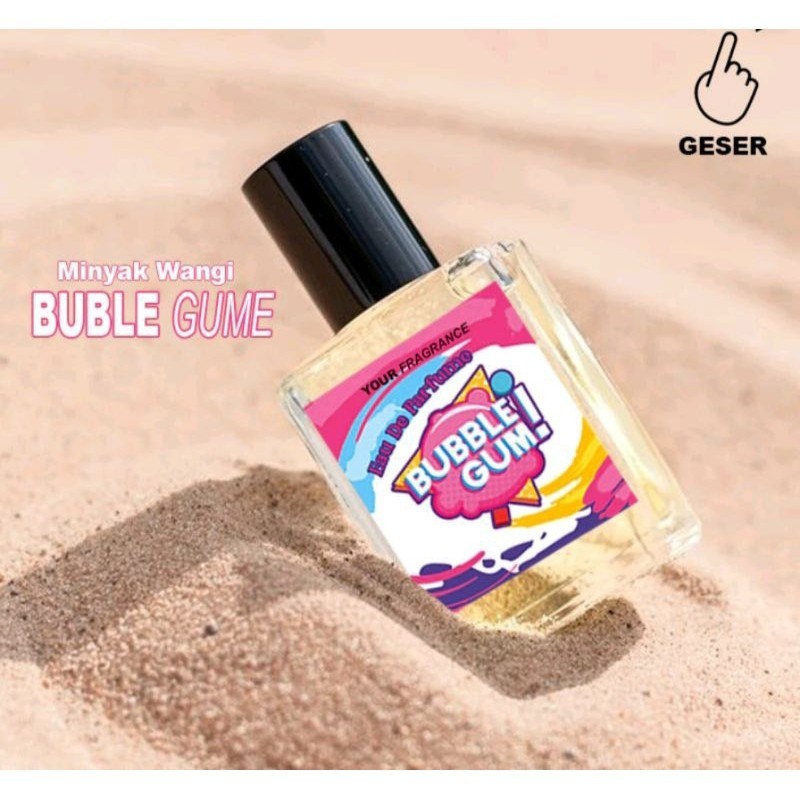 Ready_Stock BELI 1 DAPAT 3 | PARFUM Pria & Wanita BUBBLEGUM 30ML Parfum Badan Dan Pakaian Parfum Per