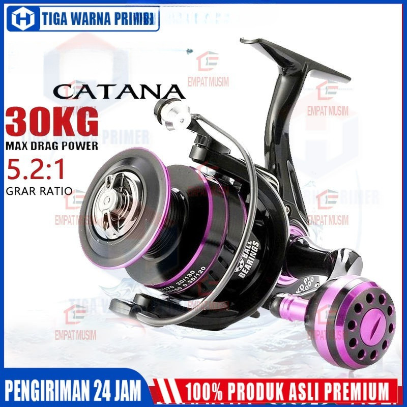 reel spinning saltwater KD 1000 7000 Metal Body Handle Spool Reel Fishing Gulungan Reel Pancing Ikan