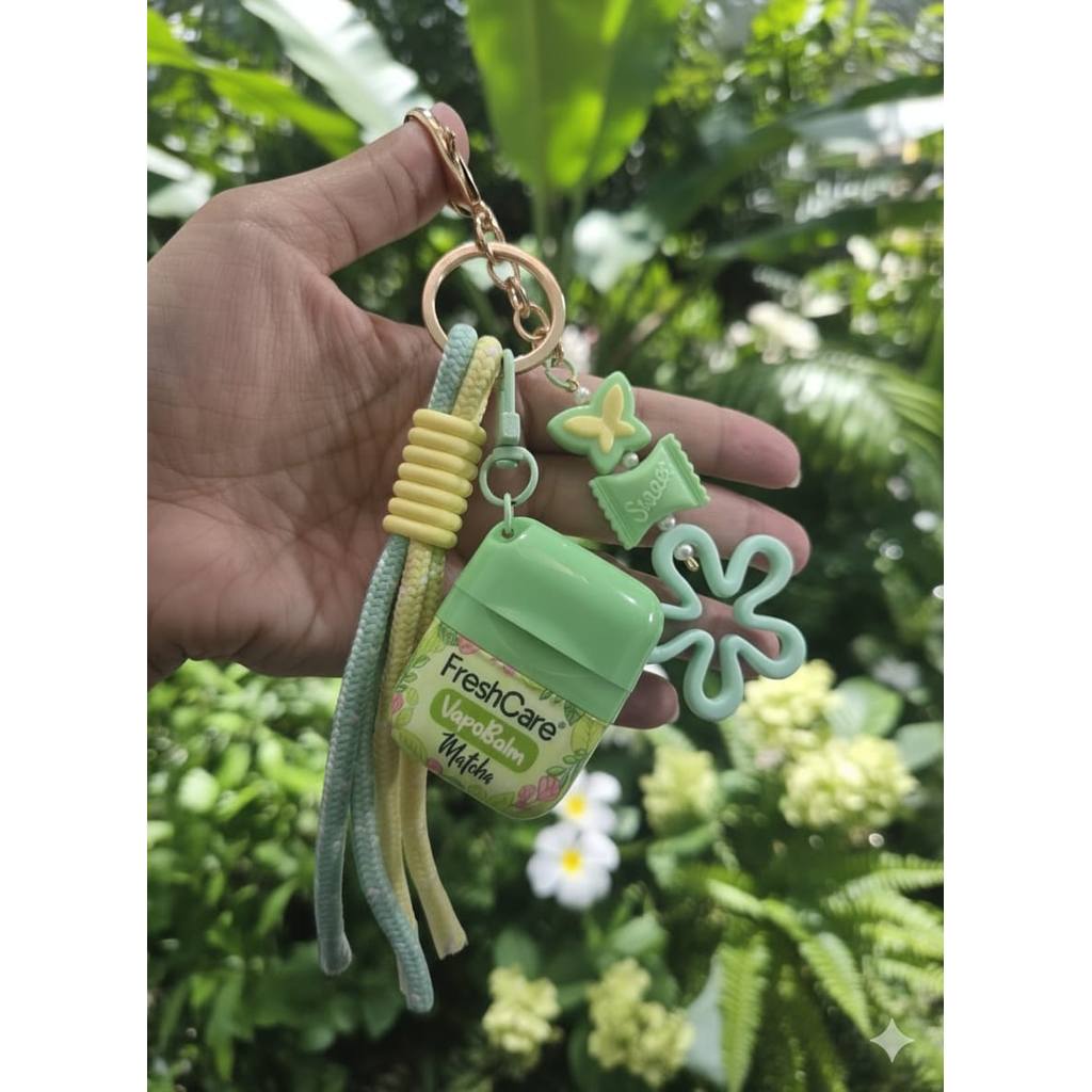 READY STOCK FRESH CARE GANTUNGAN KUNCI SHRINK PAPER CHARM AROMATERAPI INHALER CHARM INHALER LUCU