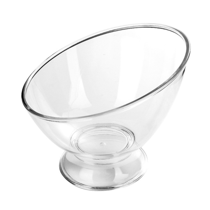 agonal Salad Bowl Plastic Break Resistant Clear Bowls Japanese Fruit Rice Serving Bowls Storage Drop