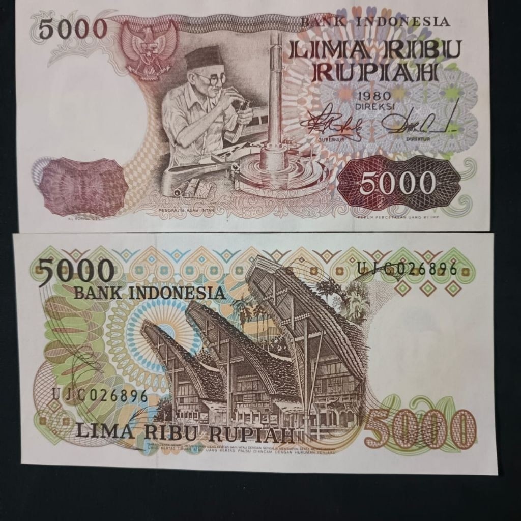 UIG58 5000 ASAH INTAN 1980 GRESS/BARU ORIGINAL ORIGINAL