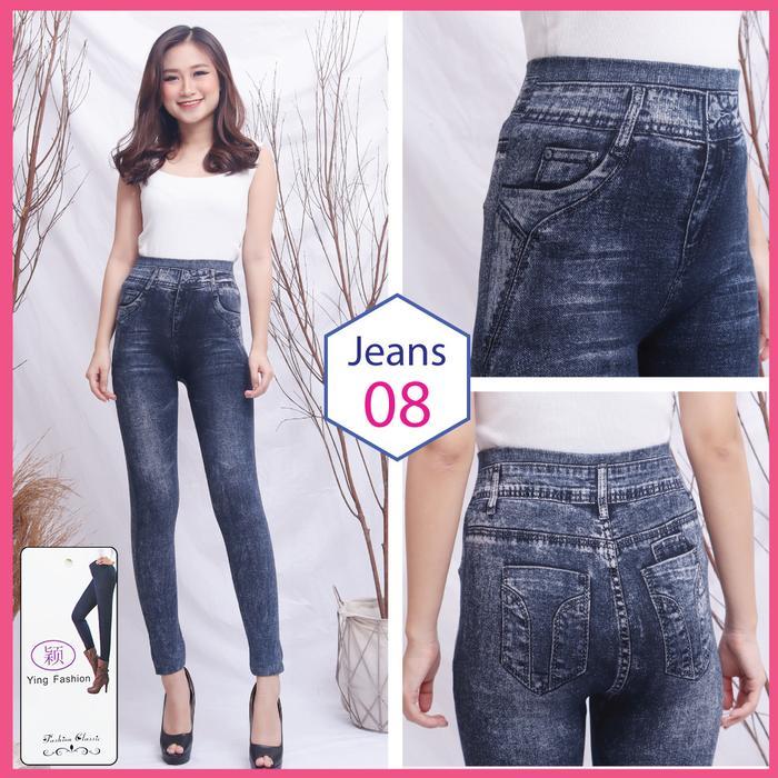 Celana Legging JEANS 08 / legging import / Ying Fashion - Jeans 08