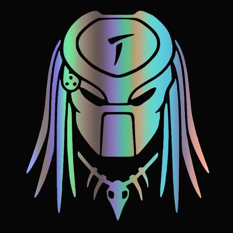Stiker MObil Sticker Alien Predator Alien Ufo Reflective Decal Waterproof Car Auto