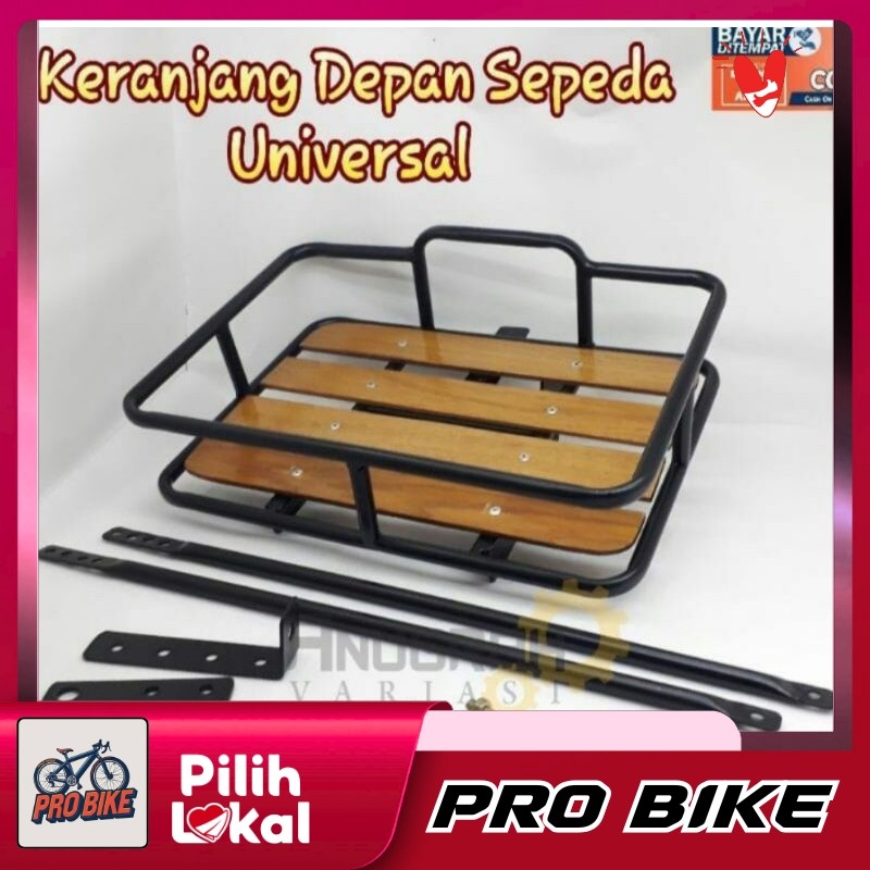 TERBARU KERANJANG DEPAN SEPEDA RAK DEPAN SEPEDA MTB MINIVELO ROAD BIKE SEPEDA LIPAT KRANJANG ALAS KA