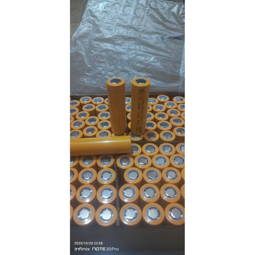 Baterai 18650 Flat Rata / Batre 18650 real kapasitas