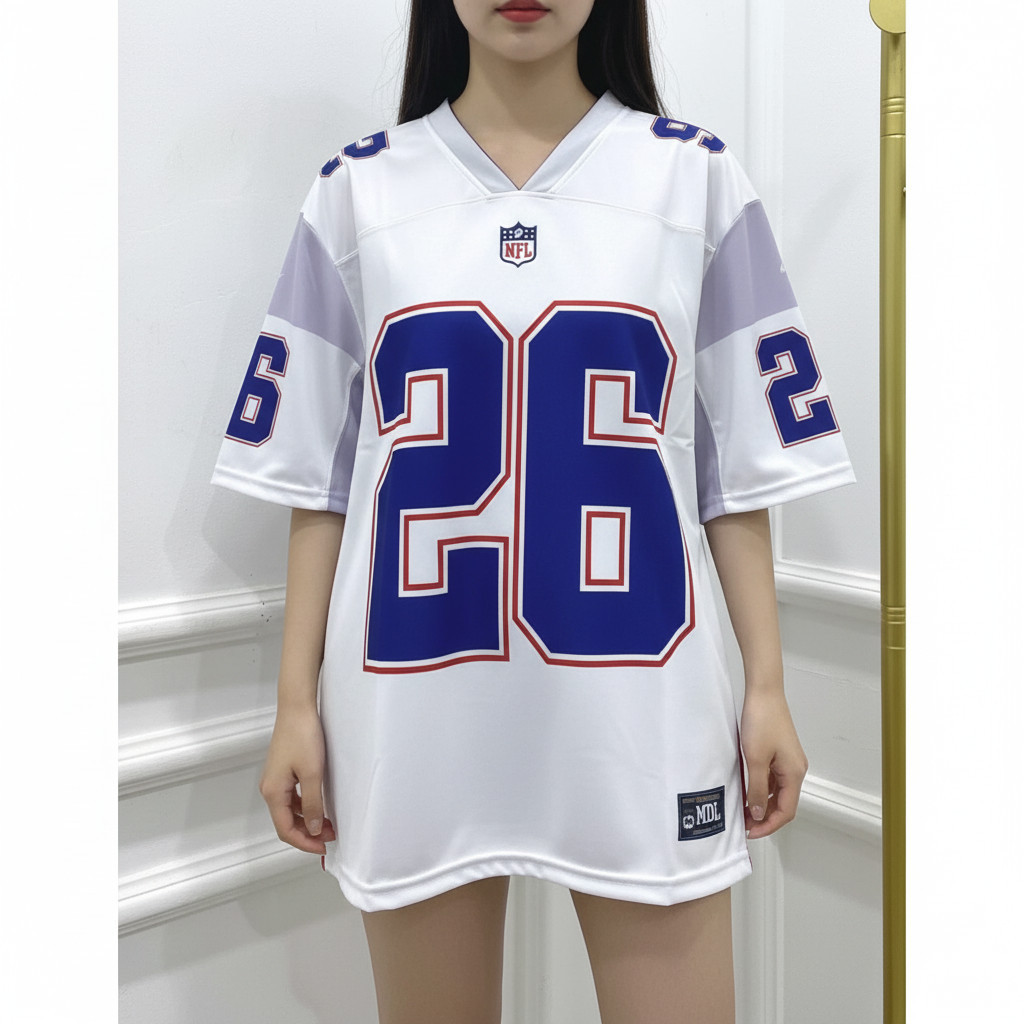 JERSEY 26 PUTIH VINTAGE RUGBY SOCCER OVERSIZE KAOS BAJU JUMBO XXL LD120 STREETWEAR UNISEX BRANDED