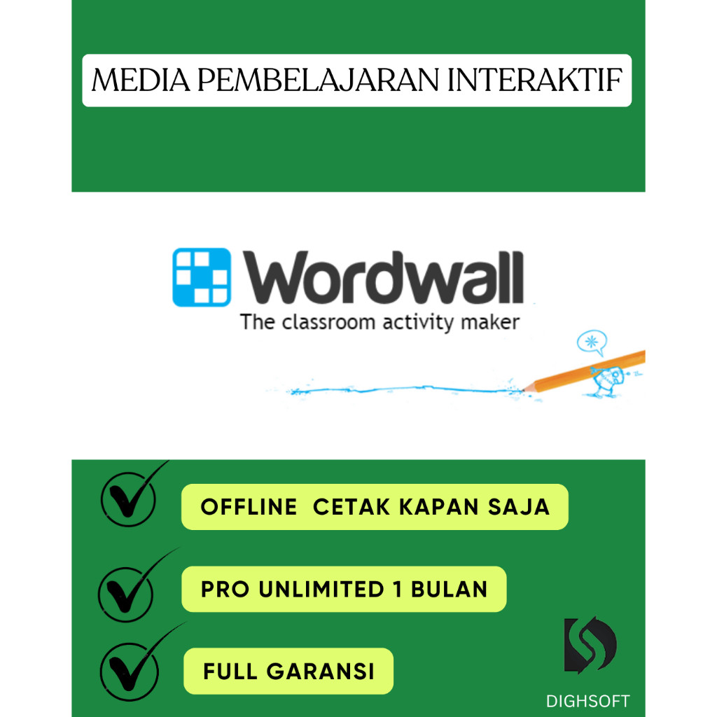 Wordwall Pro Unlimited [Monthly] Media Interaktif Premium