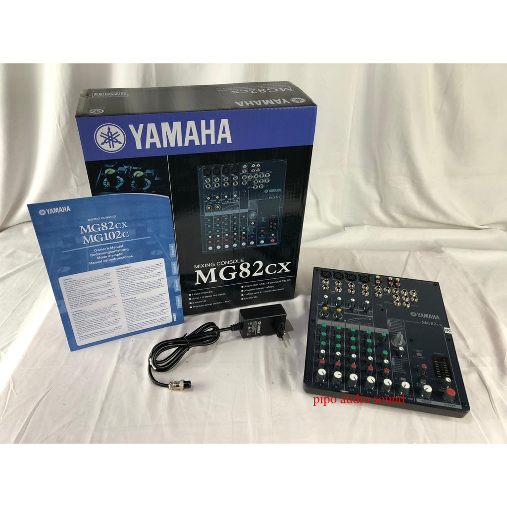 MIXER YAMAHA MG82CX MIXER 8 CHANNEL MG 82CX MG 82 CX