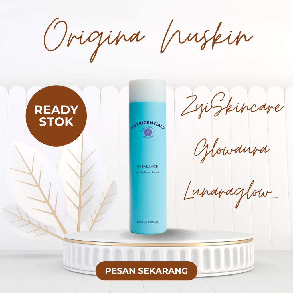 Lunaraskinglow Nu Skin pH Balance Toner 150ml
 Ori Nus