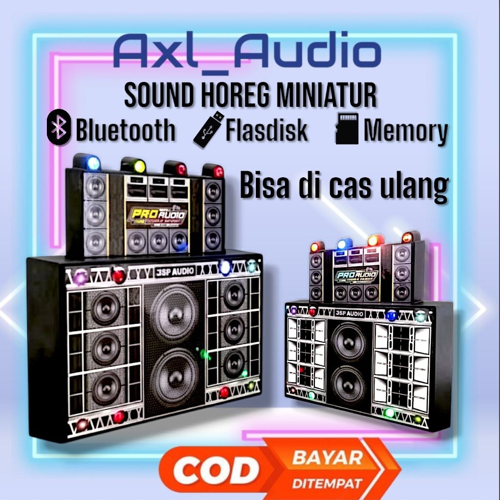 Promo Mainan Sound Horeg Miniatur Bluetooth / Sound Horeg Bluetooth