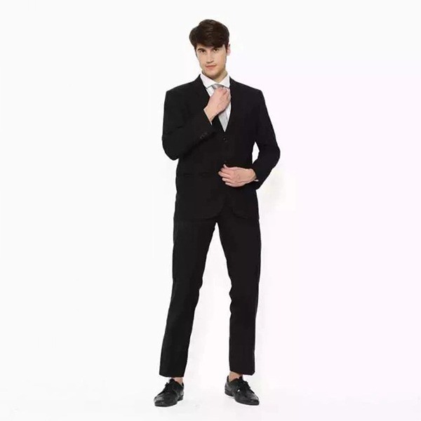 Lawell Setelan Jas Pria Formal Modern Fit –  Kancing Dua, Warna Abu & Hitam  | Altima